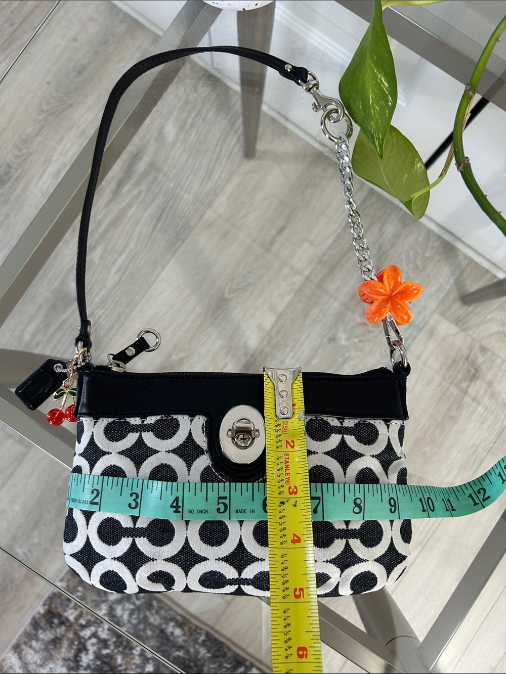 Coach Vintage Signature Pattern Mini Bag - Picture 8 of 11